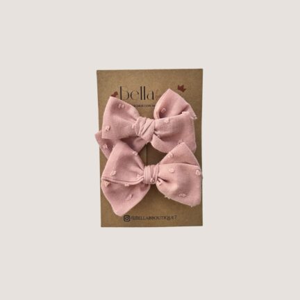 Duo Mini Flo Rosa Primaveral Motitas