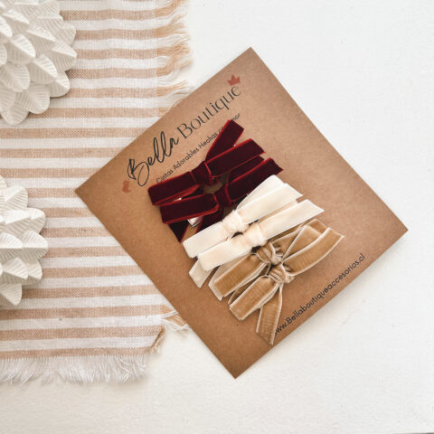 Sets Pinzas cintas Terciopelo