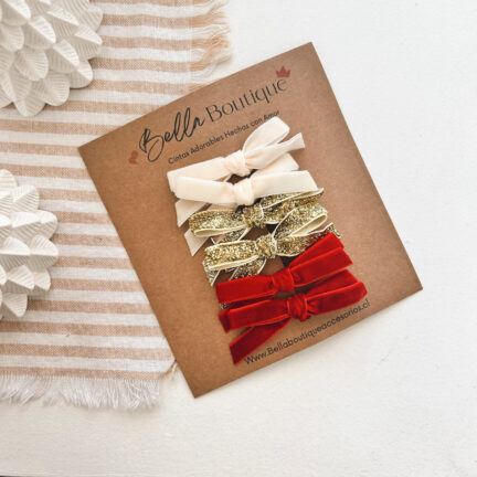 Sets Pinzas cintas Terciopelo