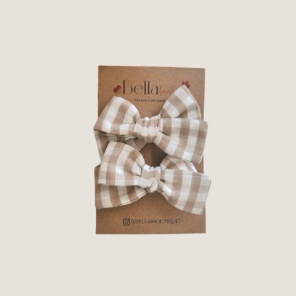 Dúo Mini flo cuadrille latte