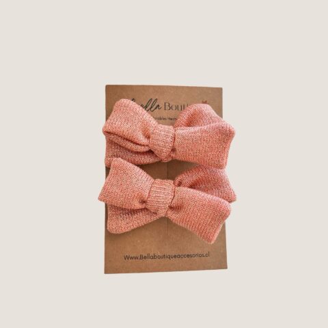 Dúo Mini flo Rosa Brillitos