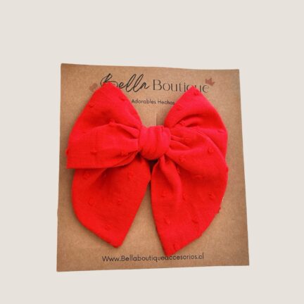 Isa Mediano Rojo Motitas