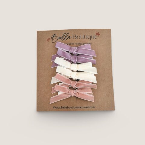 Set Cintas Terciopelo