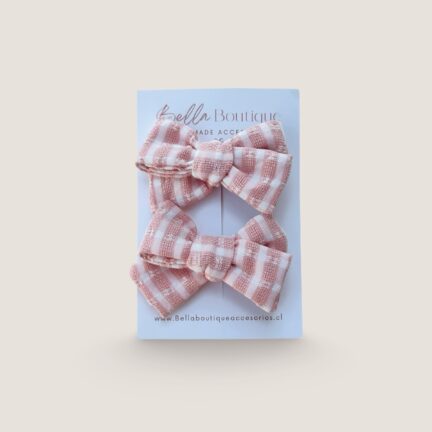 Duo Mini Flo Cuadrille Rosa