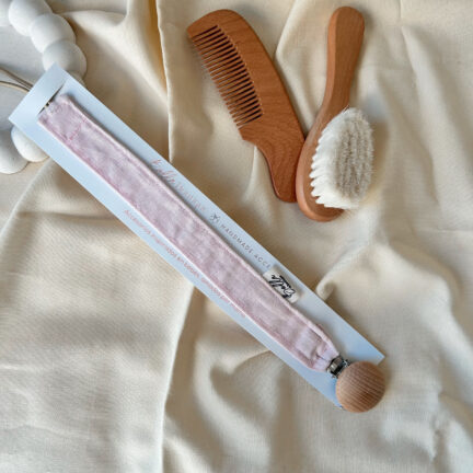 Porta Chupete Baby Pink