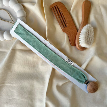 Porta Chupete Verde Olivo