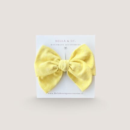 Isa Amarillo Bordado Mediano