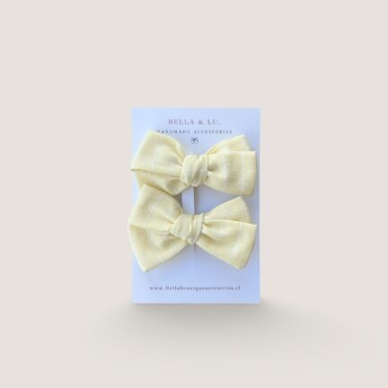 Duo Mini Flo Amarillo pastel