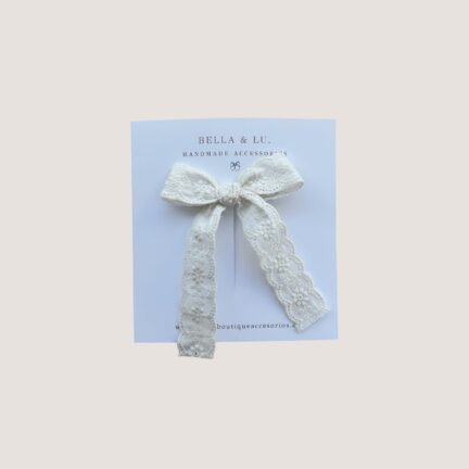 ella cinta bordada crema